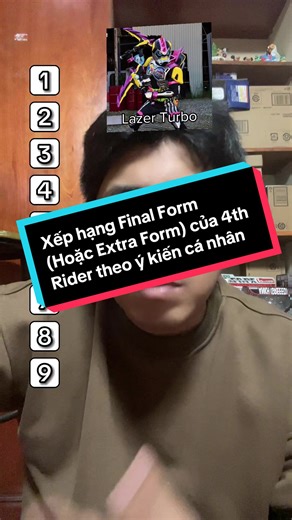 Xếp hạng Final Form của 4th Rider theo ý kiến cá nhân