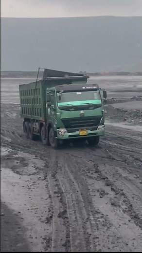 Extreme Mud Haul Road in a Mine | Heavy Dump Trucks at Work
