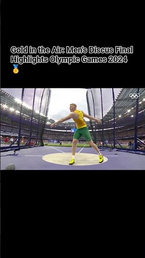 Gold in the Air: Men's Discus Final Olympic Games 2024||‪@Affectsyourdiscoverabilityuk03‬