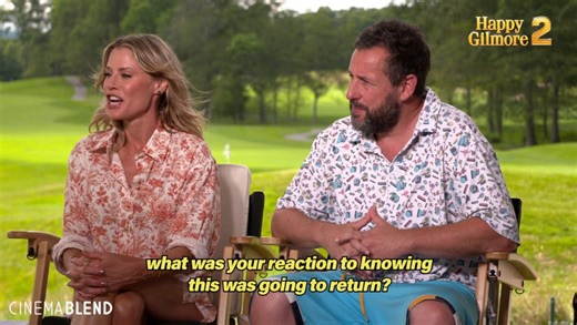 Julie Bowen reacts to her famous Happy Gilmore lingerie scene (and its big return in the sequel)