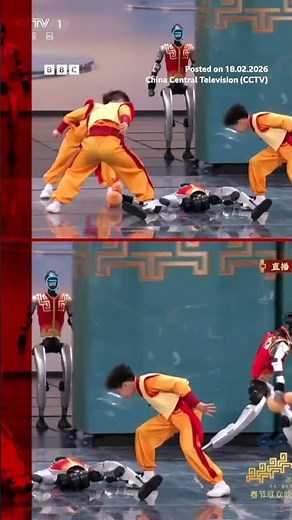 Humanoid robots show off dance moves. #Robots #China #BBCNews