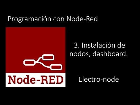 3. Programación con Node-Red || Instalar librerías, dashboard