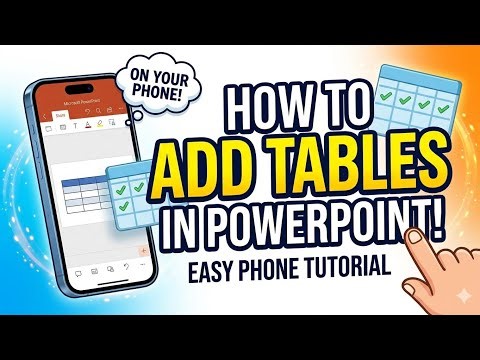 How to Make Table in Powerpoint ||PowerPoint Diye kivabe Table Banabo with Mobile || Phone Tutorial