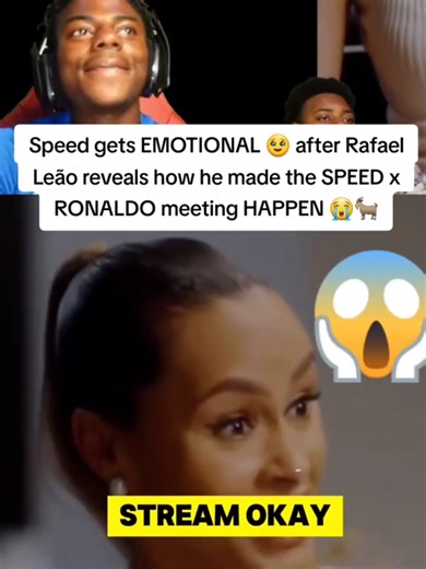 Speed's Emotional Meeting with Ronaldo and Rafael Leão