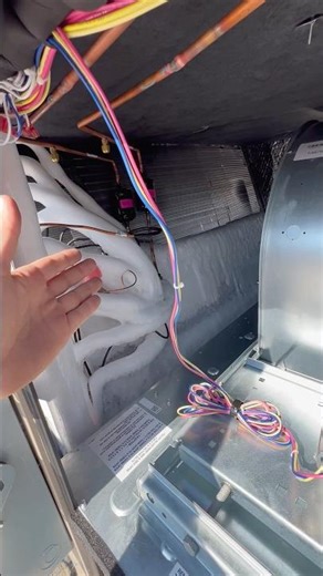 When you get ice like this it’s not a refrigerant issue