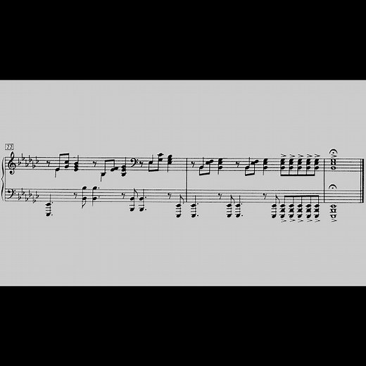 One Minute Scriabin: Prelude Op. 11 No. 14 [Horowitz 1955]