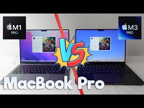 M3 Pro vs M1 Pro! MacBook Pro chip performance comparison