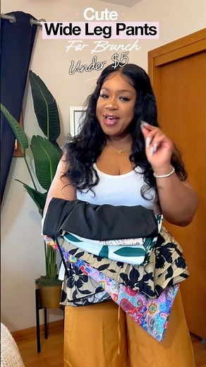 Temu Wide Leg Pant Haul! Brunch Approved! Under $5!