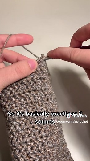 Reverse Single Crochet Tutorial