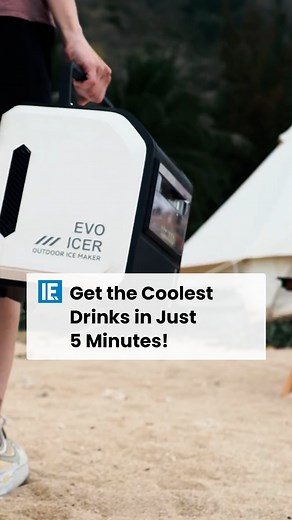 Fancy a life where your drink is always ice-cold? Discover the portable, super-fast ice-maker that’s turning hot days into cool parties everywhere! | Interesting Engineering