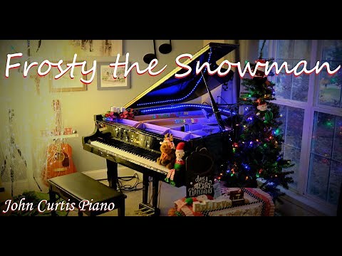 Frosty the Snowman - Piano Instrumental with Lyrics