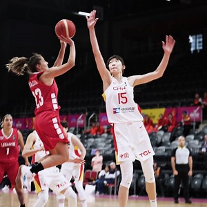 Han Xu is the Great Wall herself 😤 #AsiaCupWomen | FIBA Women's Asia Cup