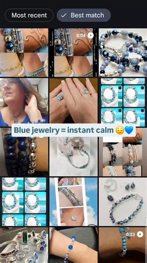 💙 BLUE JEWELRY Blue jewelry feels like a deep breath for your outfit 💙 Cool, calm, and maybe just a little mysterious… Which shade has your heart — sky blue or midnight navy? 🔗 Link in Bio #BlueMood #PennyCrabtreeStudios #ArtisanJewelry #midwestjewelry #JewelryLover #OhioWomen #handmadejewelry #coloredgemstones | Penny Crabtree Studios