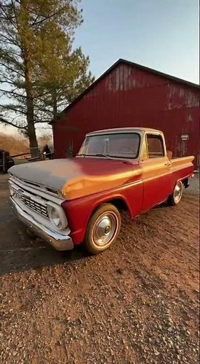 Fully Rusted Chevrolet C10 Restored Outdoors ASMR 🔧 12s Farm Rebuild