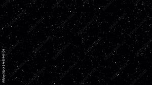 Winter snow - falling snow animation, seamless loop. Alpha channel