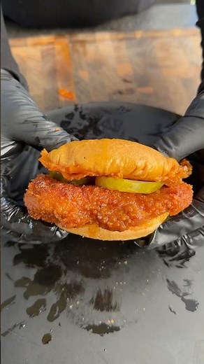 Hot honey fried pork chop sandwiches with @m‪@missouriporkassociation4290‬