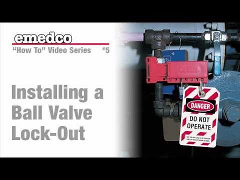Installing a Ball Valve Lockout Device | Emedco Video