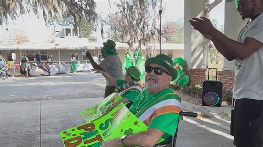 Riverview Health & Rehab Center brings St. Patrick's spirit to residents with annual St. Patrick's Day parade