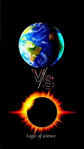 Earth Vs solar eclipse 🌍⚫ | Amazing space event Explained 🔥 #shorts