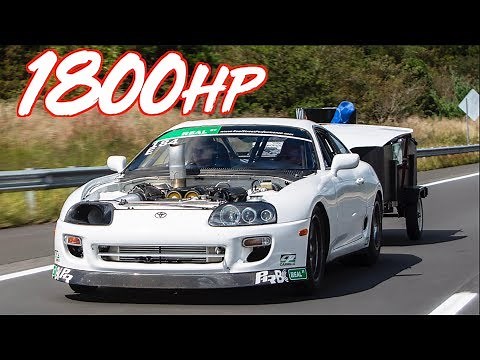 1800HP Supra 1000 Mile Road Trip - Fastest Import to Ever Complete Drag Week!
