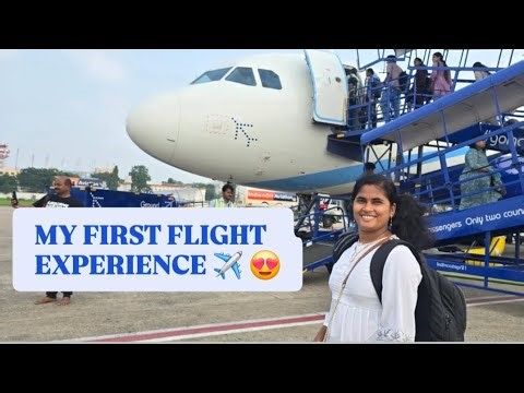 My first flight experience ✈️ | how to travel in flight first time | my first flight journey 2024 |