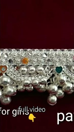 😍 Beautiful Silver Anklets for Women ✨ #anklet #silver #insjewellery #shorts