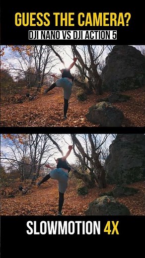 DJI Osmo Nano vs DJI Osmo Action 5 Slowmotion