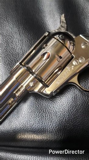 Tanaka Gas Revolver Colt Single Action Army .45 (SAA) 4-inch Nickel Finish #airsoft #airsoftgun #mgs