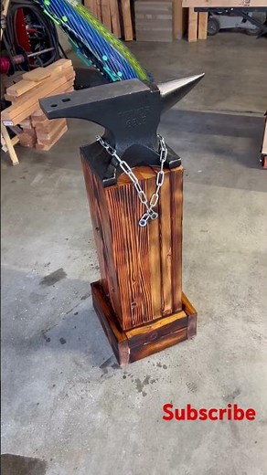 DIY simple and cheap anvil stand. Made to fit a Vevor 66 LB anvil.