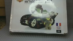 LEGO brickmania WW1 FT-17坦克 Speed Build 快速搭建