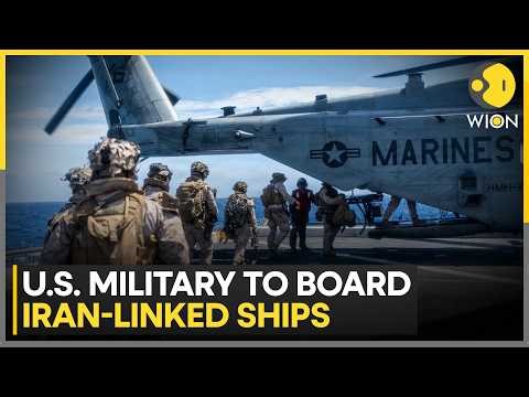 US-Iran War | Report: US Set to Intercept Iran-Linked Ships in International Waters | WION