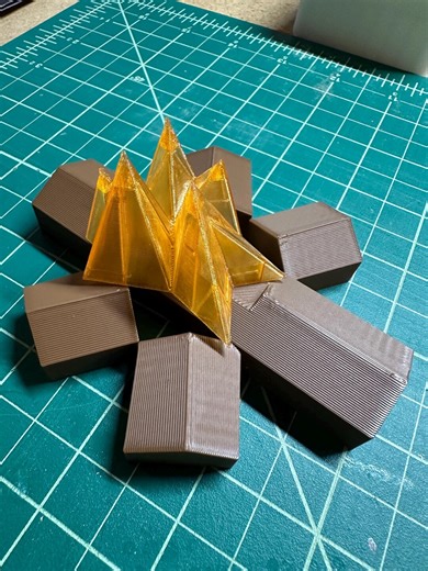 Runescape Firemaking 99 Display | OSRS Campfire Desk Decor | 2007scape Gaming Collectible - Etsy