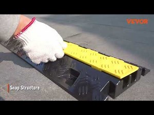 VEVOR 3 PCs Cable Protector Ramp - Ultimate Wire Safety for Events & Construction!