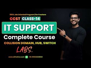 IT Support Technicians Class-14 |What is Collision Domain in Computer Networks with Labs