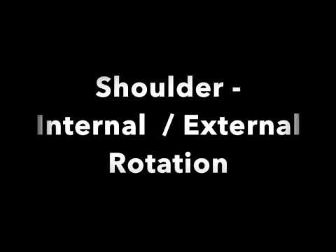 Shoulder Internal/External Rotation w/ Cable