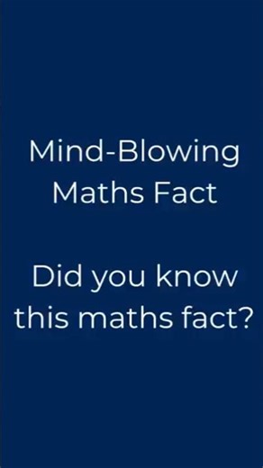 Mind-Blowing Maths Fact | Brain Teasers #3