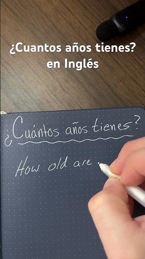 ¿Cuántos años tienes? en Inglés | Aprende a decir ‘How old are you?’ #esl #ingles #aprenderinglés