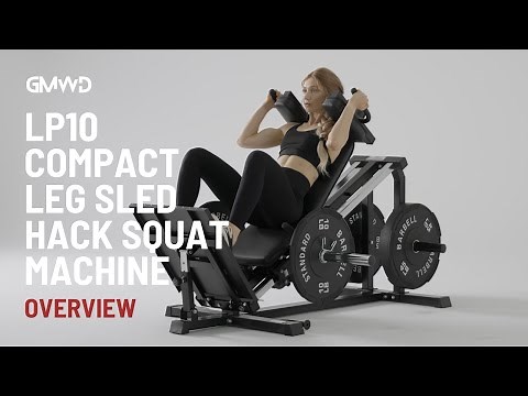GMWD Compact Leg Sled Hack Squat Machine LP10 | Product Overview