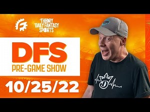DRAFTKINGS & FANDUEL DFS STRATEGY REVIEW TODAY (10/25/22)