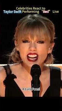 Celebrity reactions say it all when Taylor Swift performs Red live. With heartfelt storytelling, emo