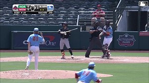 Tekoah Roby's fifth strikeout of the game