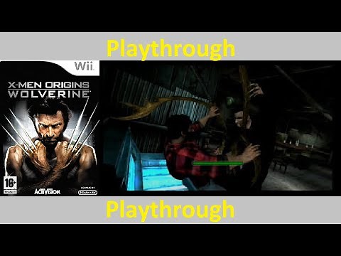 X men Origins Wolverine Wii Full Playthrough