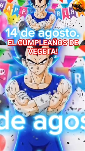 el cumpleaños de Vegeta? #dragonball #dragonballsupermovie #dragonballsuper #dragonballz #goku