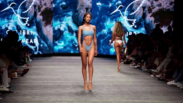 Daniela Popa in Slow Motion Miami Swim Week 2023