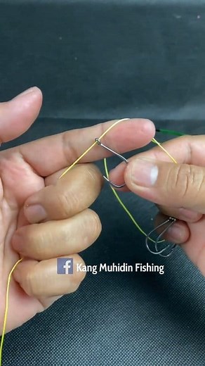 443K views · 3K reactions | How to make rig fishing 3 hooks  #fishing #fishingknot #tutorial #fishingvideo #fishinglife #fishingtips #mancing #diy #fishingknottutorial | Kang Muhidin Fishing | Facebook