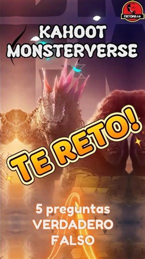 🚨¡RETO KAHOOT MONSTERVERSE! ¿CUÁNTO SABES?🚨#godzilla #kahoot #quiz #kaiju #godzillaxkong #trivia