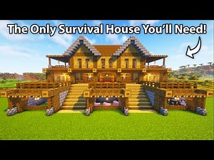 How to Build the Ultimate Minecraft Survival House | Easy Tutorial