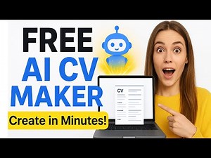 Use AI to Create a Free CV (Resume) Template for Beginners