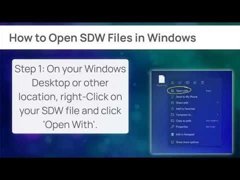 How to Open SDW Files (StarOffice & AmiPro)