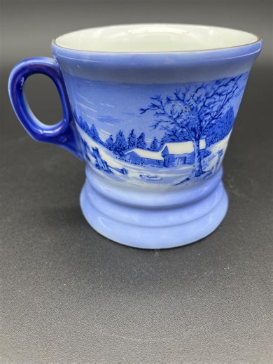 Antique Mug Currier and Ives Homestead in Winter Scene Mug - Etsy